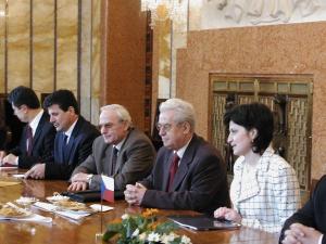 10. 3. Předseda Parlamentu Albánské republiky pan Servet Pëllumbi na jednání v primátorské rezidenci