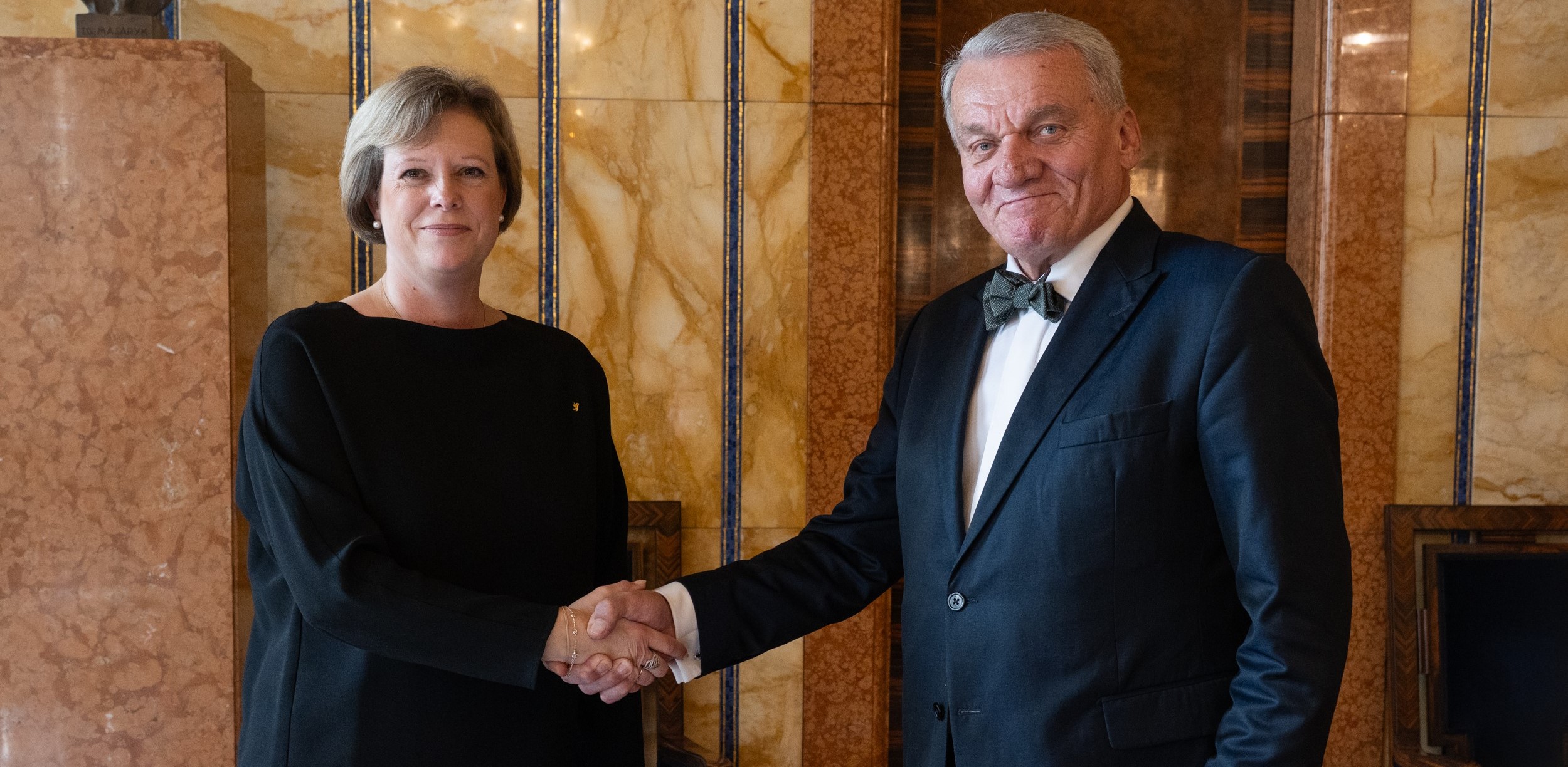 Pražský primátor a předsedkyně berlínské sněmovny