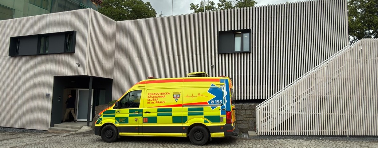 Modulární výjezdová základna ZZS HMP na Slupi