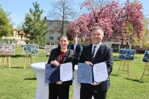 Podpis memoranda o výstavbě denního stacionáře v Praze 10