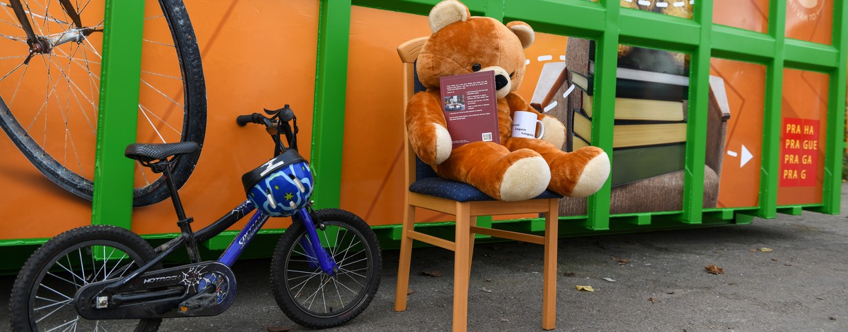 Ilustrační foto - Reuse point na sběrném dvoře