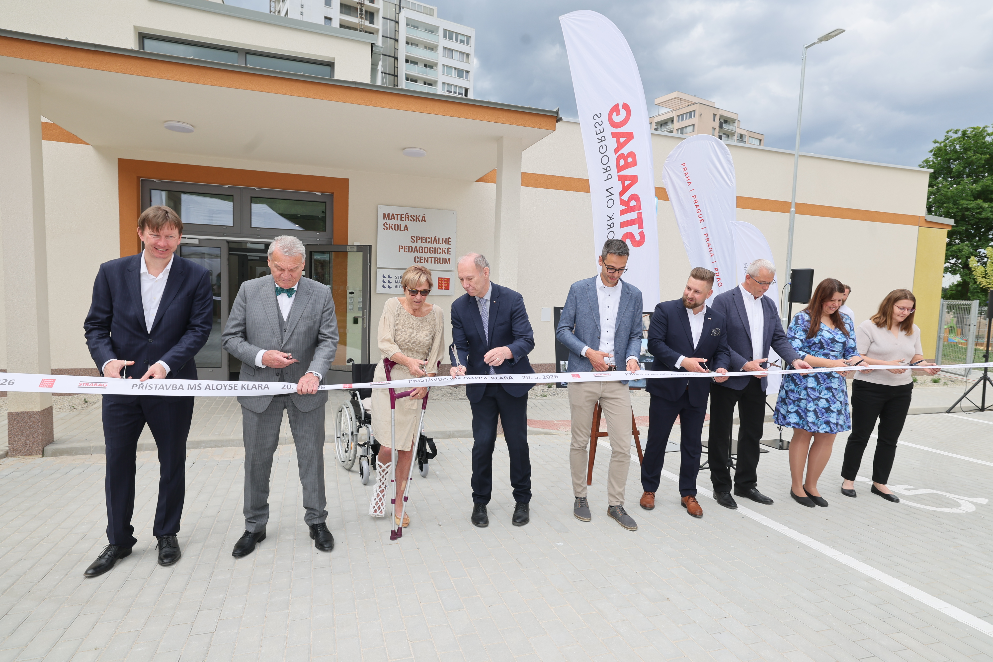Slavnostní otevření nové budovy SŠ a MŠ Aloyse Klara