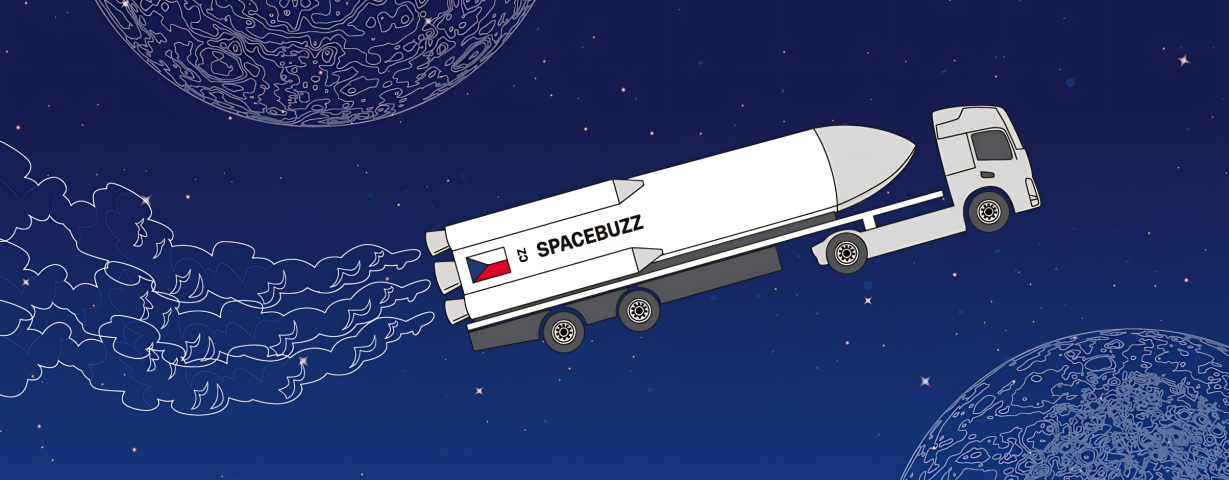 Vizuál projektu SpaceBuzz