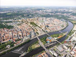 Vizualizace územní studie Holešovice Bubny – Zátory II