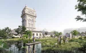 Vizualizace osvětového centra Hydropolis