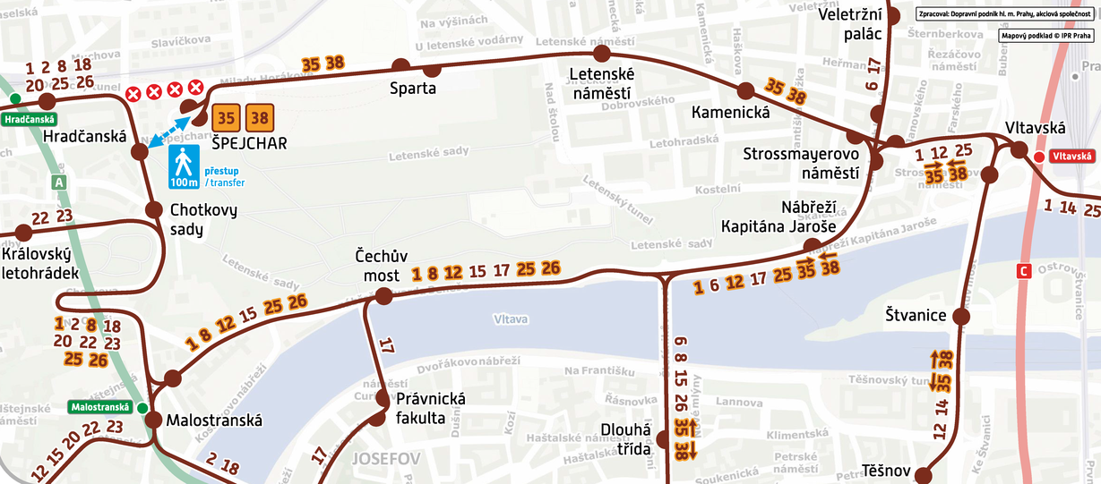 Hradčanská -Špejchar