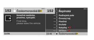 Nové obrazovky v autobusech