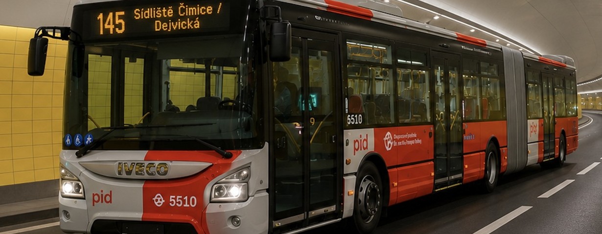 Ilustrační foto - tunelbus - linka145