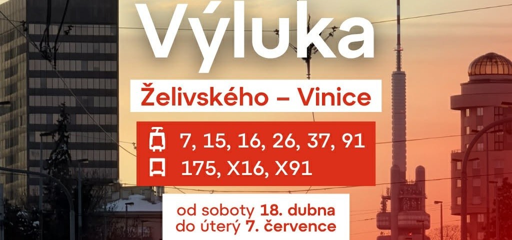 Výluka - Želivského - Vinice