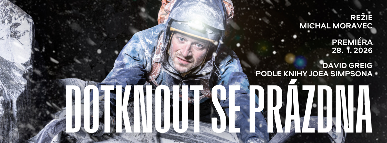 Vizuál inscenace Dotknout se prázdna