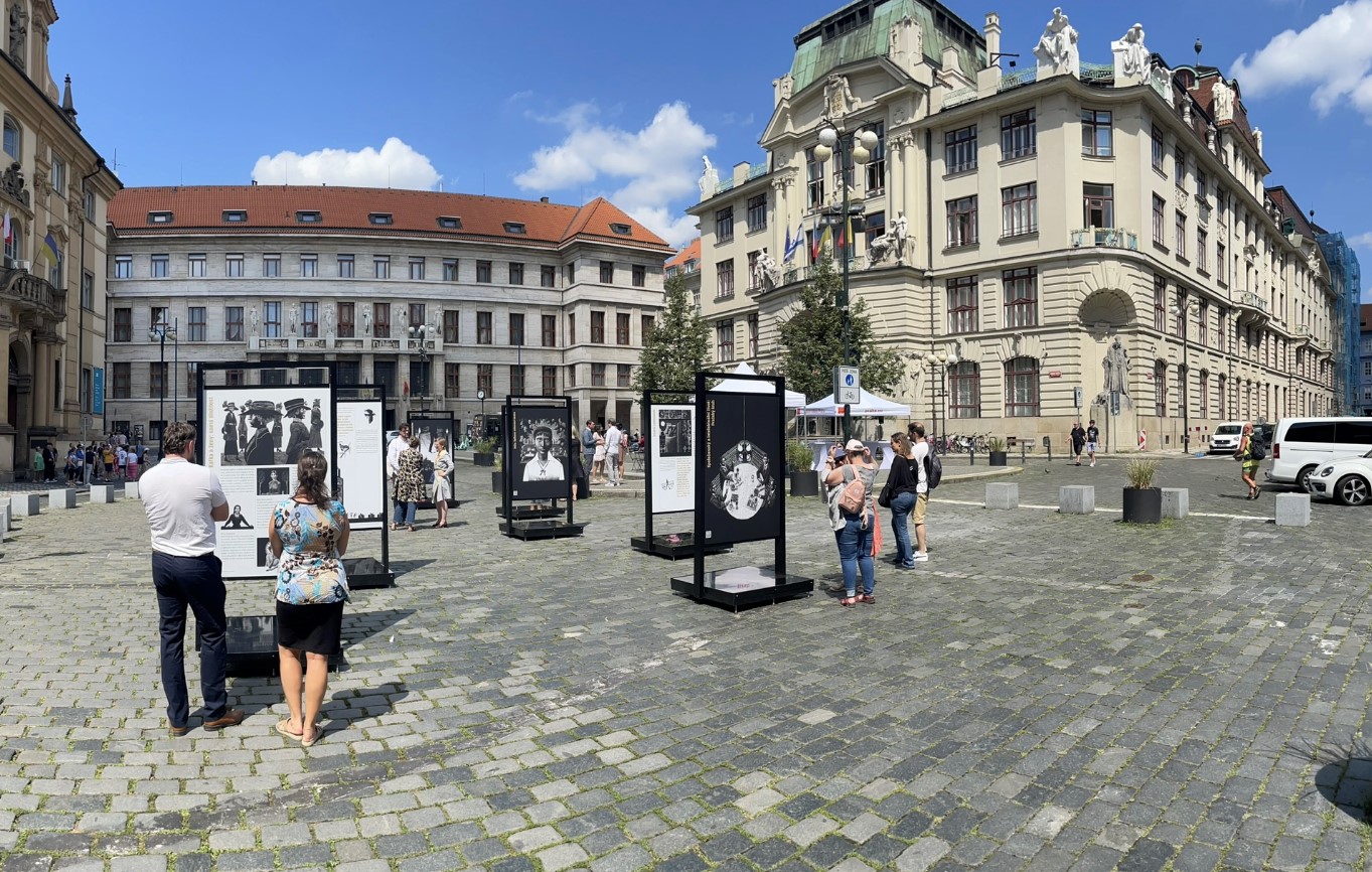 Franz Kafka_výstava na Mariánském náměstí