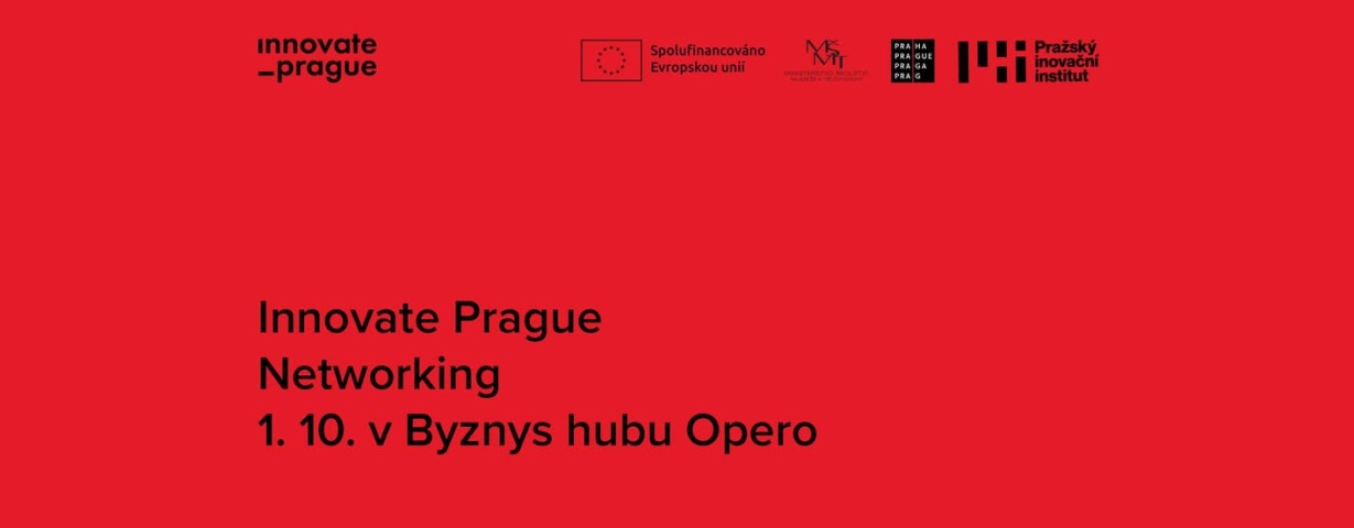 Plakát k akci Innovate Prague Networking