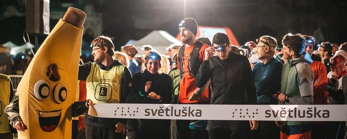 Noční běh pro Světlušku - na startu