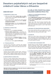 Desatero pejskařů 2025