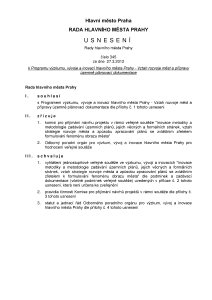 Usnesení Rady hlavního města Prahy číslo 345 ze dne 27.3.2012