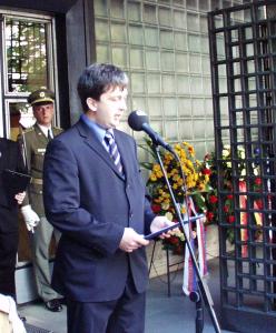 Za hlavní město Prahu promluvil v zastoupení primátora radní Petr Hulinský.