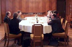 FOTO z dnešního setkání primátora Pavla Béma s francouzským ministrem zahraničního obchodu a jeho doprovodem