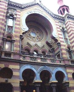 Jubilejní synagoga v Jeruzalémské ulici v Praze 1