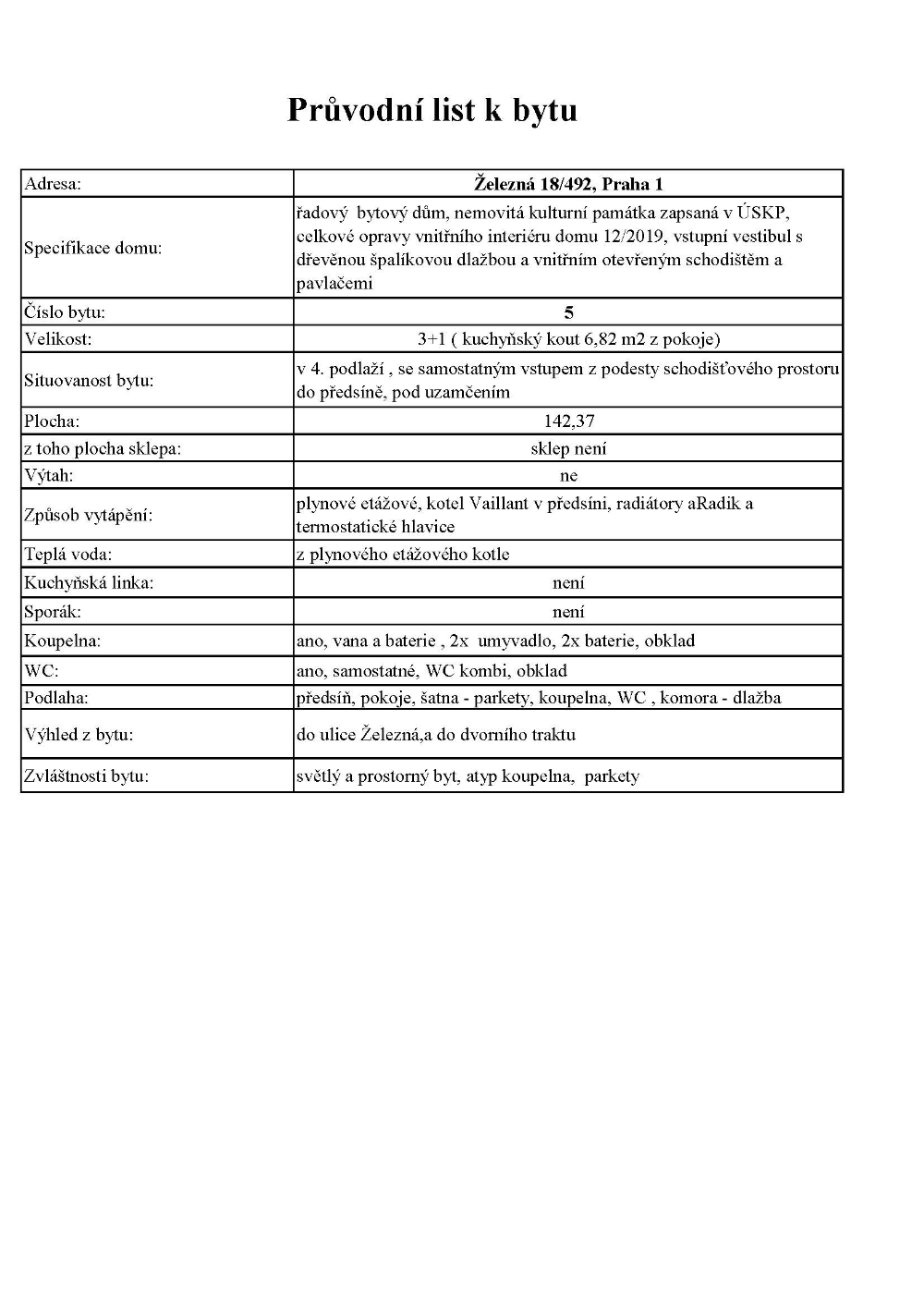 1_Průvodní list k bytu 492 5
