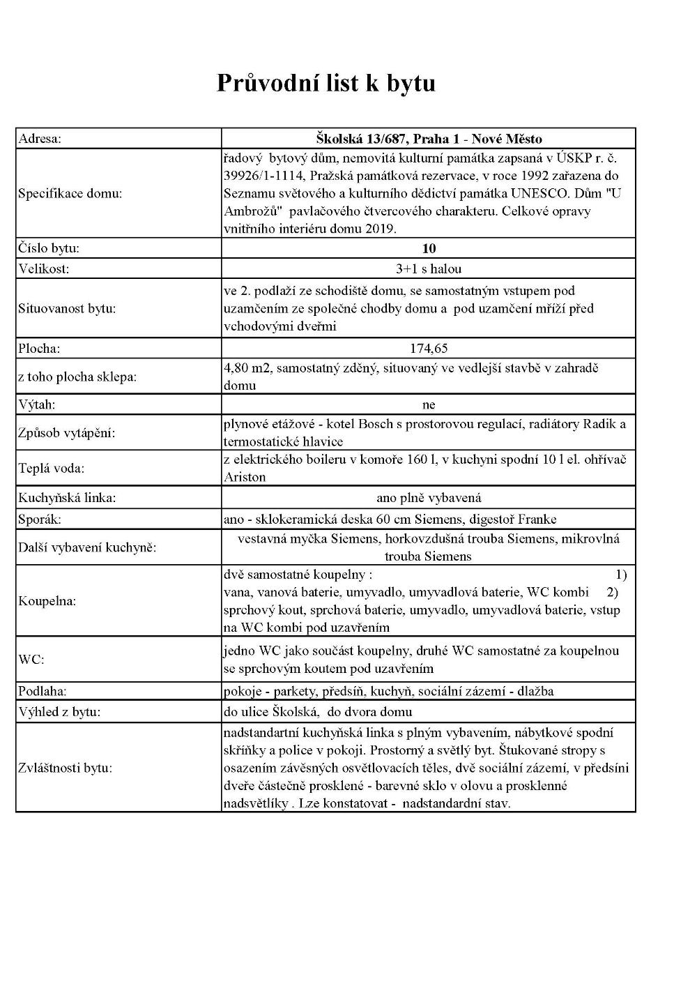 01_687 10 Průvodní list k bytu