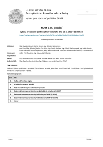 Zápis z 24. jednání výboru, ze dne 13. 5. 2021