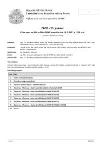 Zápis z 25. jednání výboru, ze dne 10. 6. 2021