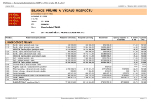 příloha č. 1 - bilance