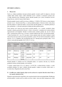 Důvodová zpráva Letenský profil