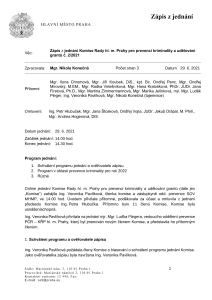 3500752_Zápis z jednání Komise Rady hl. m. Prahy pro prevenci kriminality a udělování grantů ze dne 29. 6. 2021