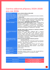 Centra odborné přípravy 2026