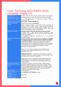 Town Twinning 2026