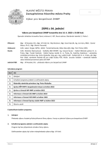 Zápis z 34. jednání výboru, ze dne 14. 6. 2022