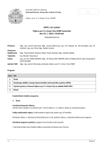 Zápis z 29. jednání výboru, ze dne 18. 1. 2022