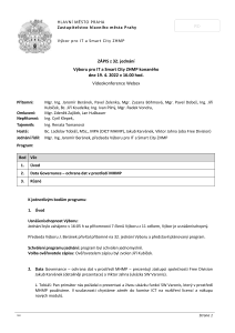 Zápis z 32. jednání výboru, ze dne 19. 4. 2022