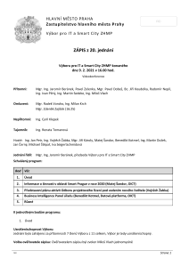 Zápis z 20. jednání výboru, ze dne 9. 2. 2021