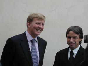 3. 6. J. K. V. Willem-Alexander, princ oranžský se v Muzeu Kampa setkal s primátorem hl. m. Prahy