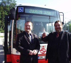 5.9.2005-Radní Šteiner i starosta Jančík jsou s výsledkem spolupráce spokojeni