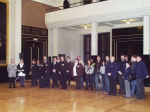 6.1.2006 - Účastníci Mezinárodního festivalu dechových hudeb v Brožíkově sále Staroměstské radnice