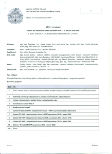 Zápis z 11. jednání Výboru pro bezpečnost ZHMP, ze dne 17. 2. 2016