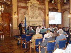 Radní MIloš Gregar přednesl svůj projev na téma &#34;Politika pro udržitelný rozvoj v hlavním městě Praha&#34;