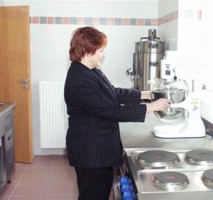 Jako žena a hospodyňka ocenila Mgr. Halová vybavení kuchyně v &#34;Novém pavilonu&#34;