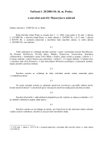 nařízení č. 20/2004 Sb. hl. m. Prahy, o stavební uzávěře Masarykovo nádraží