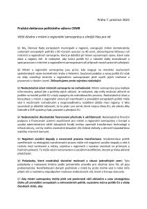 Pražská deklarace politického výboru CEMR