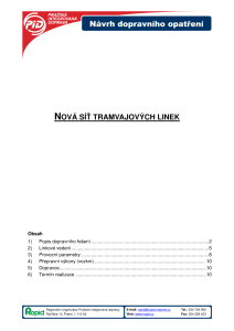 Nová síť tramvajových linek