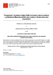 250514 - Avízo  - Vyvěšení vlajky OSN u příležitosti Mezinárodního dne rodiny a Světového dne manželství