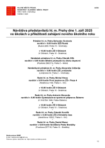 250828 - Avízo  - První školní den