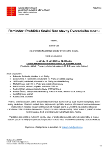 250909 - Pozvánka -  Reminder - TK - Dvorecký most