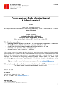 251001 - Pozvánka - TK Kampaň k osvětě duševního zdraví