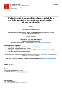 251017 - Pozvánka - Kostel Michael Archanděl