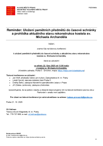 251021 - Pozvánka - Kostel Michael Archanděl